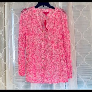 NWT LILLY PULITZER ELSA SZ LARGE RAYON TOP